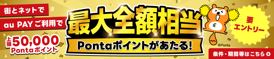 au PAY 冬の超チャンス！キャンペーン