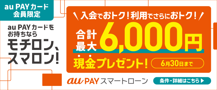 au PAY スマートローン