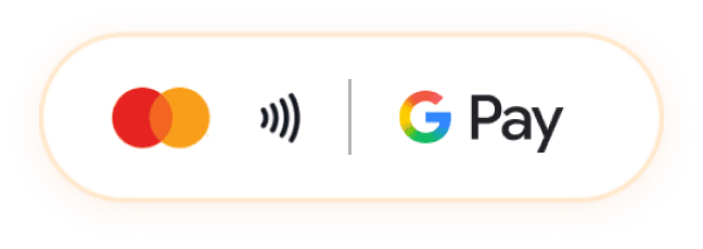 Mastercardのタッチ決済マーク｜Google Payマーク